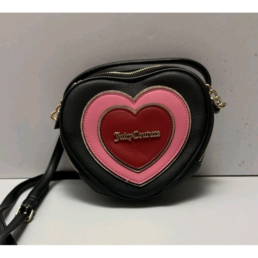 Juicy Couture Love Never Dies Heart Tote Crossbody Bag‎ Valentine's Day